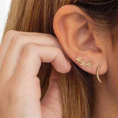 Shooting star stud earrings Clearance