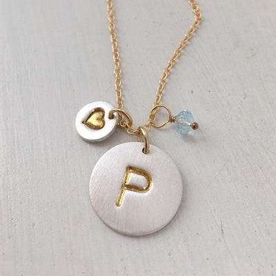Signature Initial Necklace  - IsabelleGraceJewelry