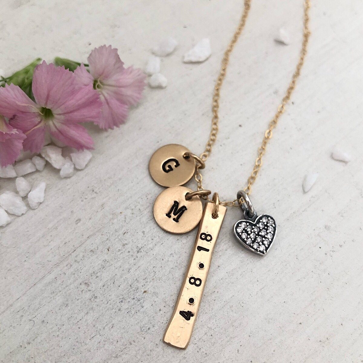 Simple Anniversary Necklace  - IsabelleGraceJewelry