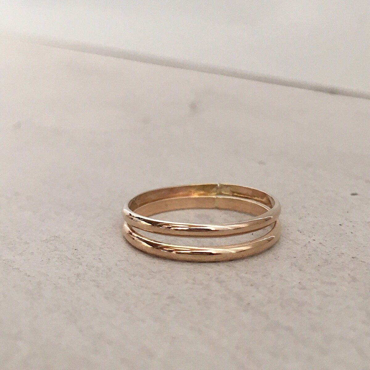 Skinny Stacker Ring Gold  - IsabelleGraceJewelry