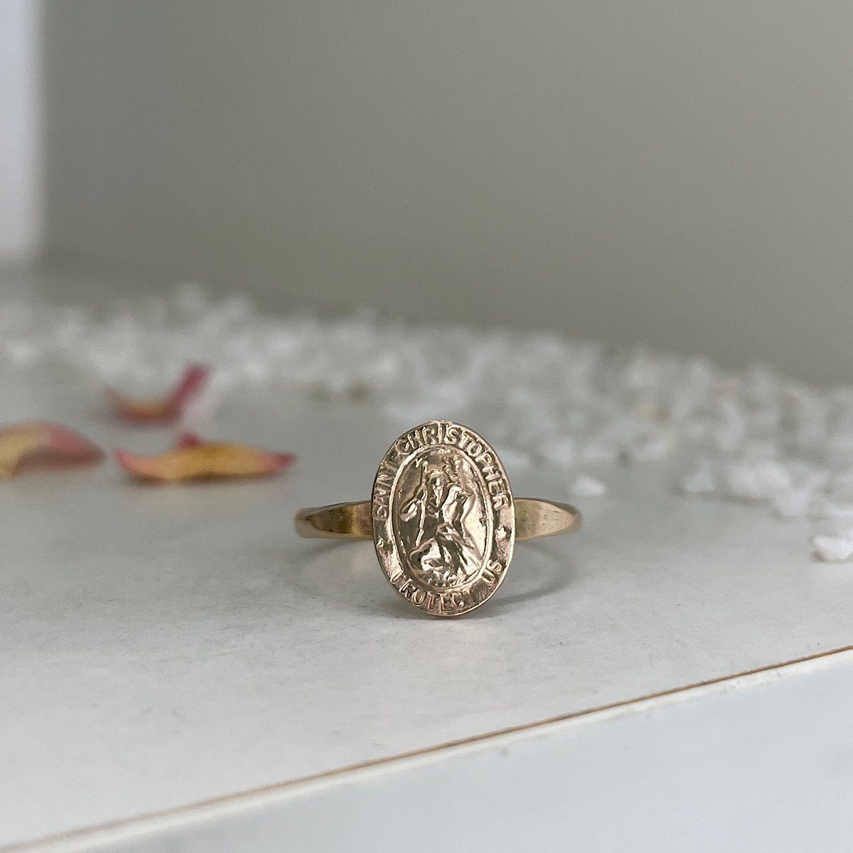 St Christopher Travelers Ring – IsabelleGraceJewelry