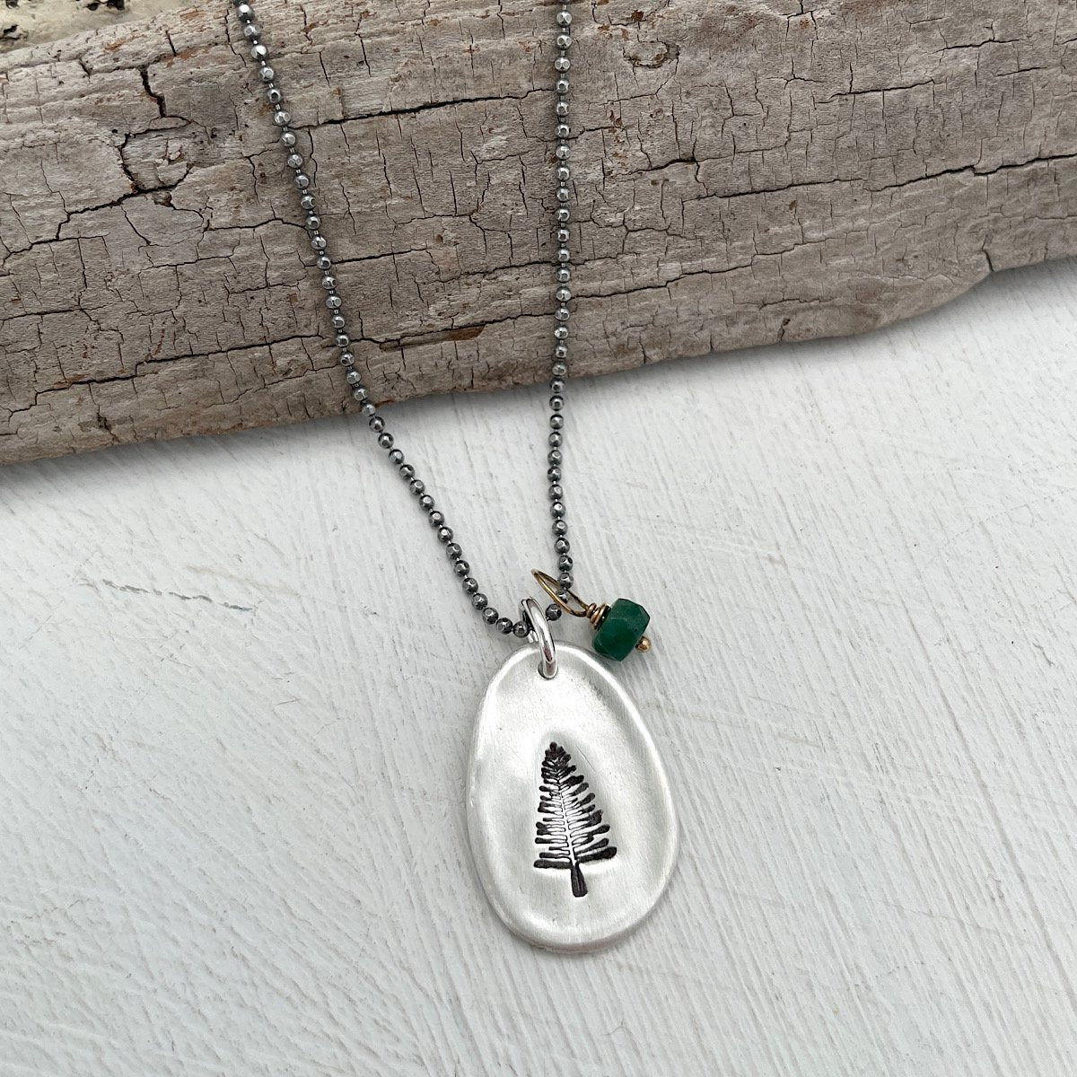 Stand Tall Pebble Necklace
