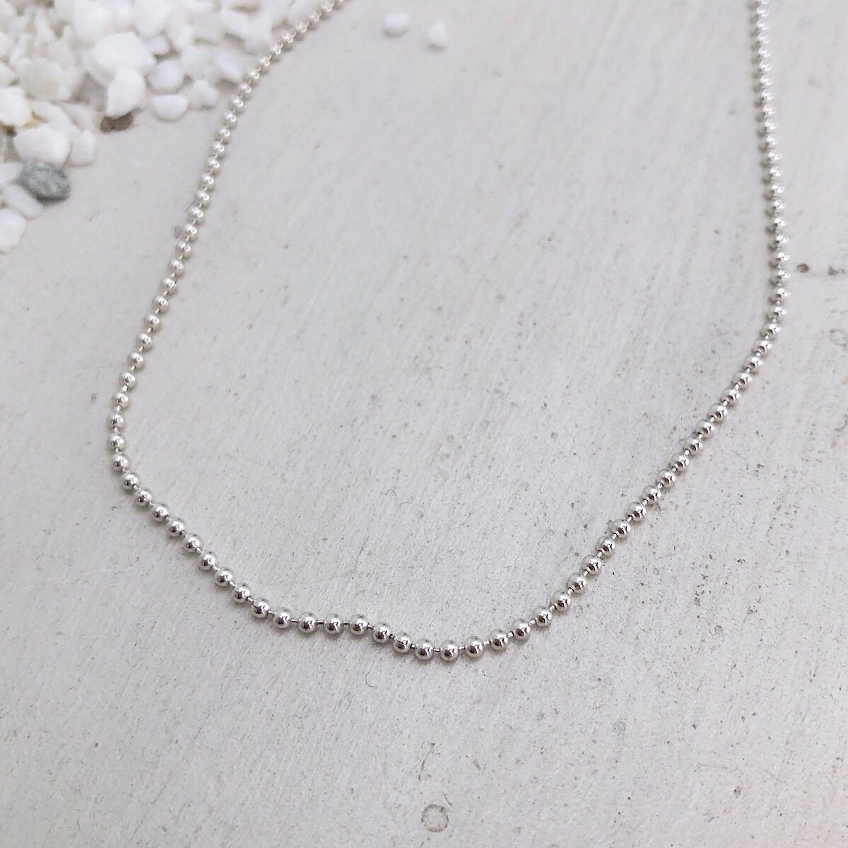 Sterling Silver Ball Chain  - IsabelleGraceJewelry