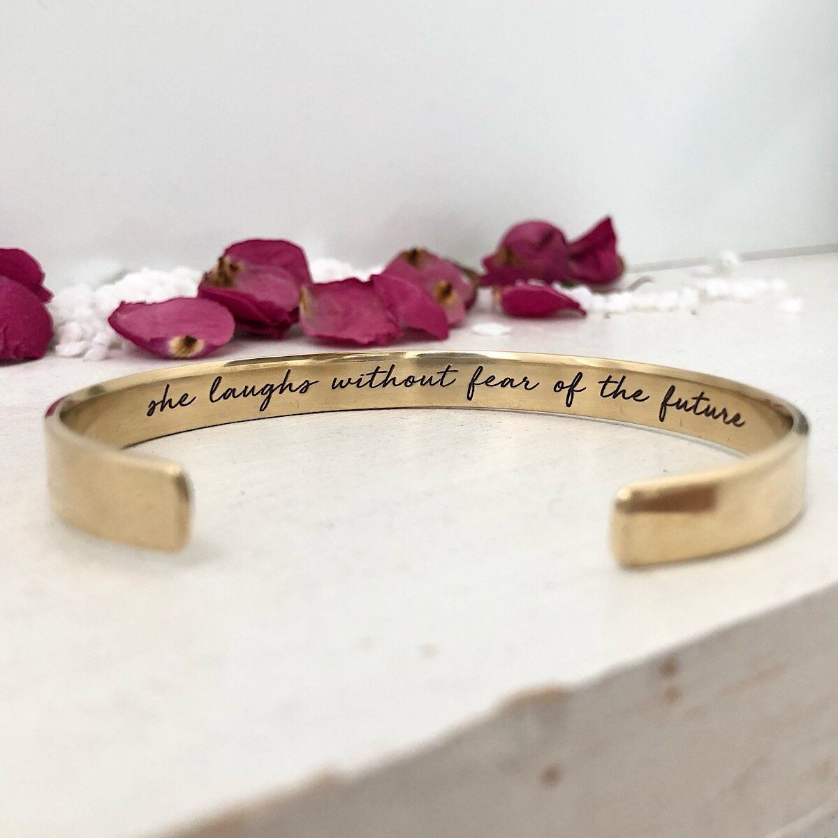 Strength and Dignity Cuff  - IsabelleGraceJewelry