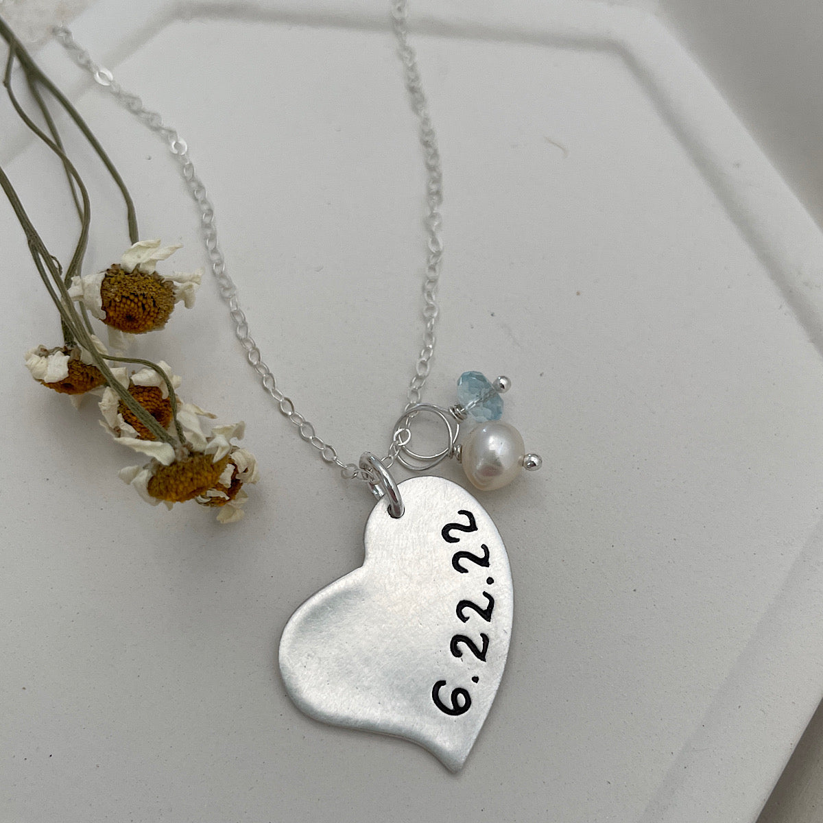 Sweet Hearts Name Charm Necklace