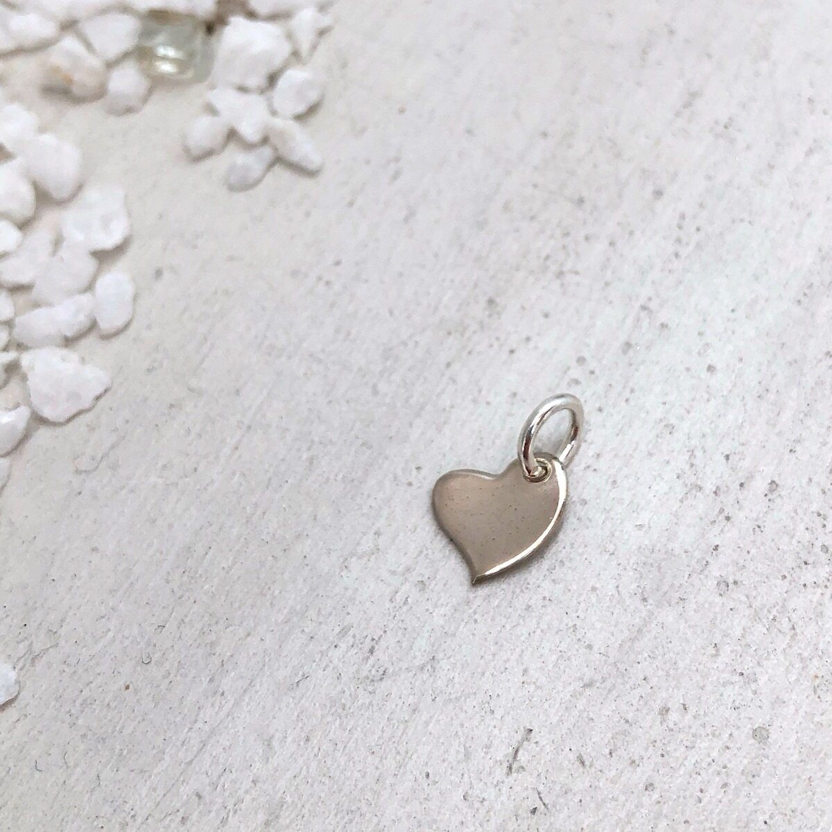 Tiny Heart Charm  - IsabelleGraceJewelry