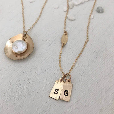 Tiny ID Tags Necklace