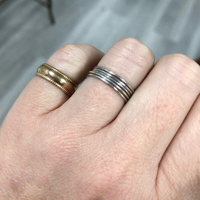 Ultra Thin Stacking Rings Silver